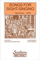 Songs for Sight-Singing - Volume 1 SATB Book cover